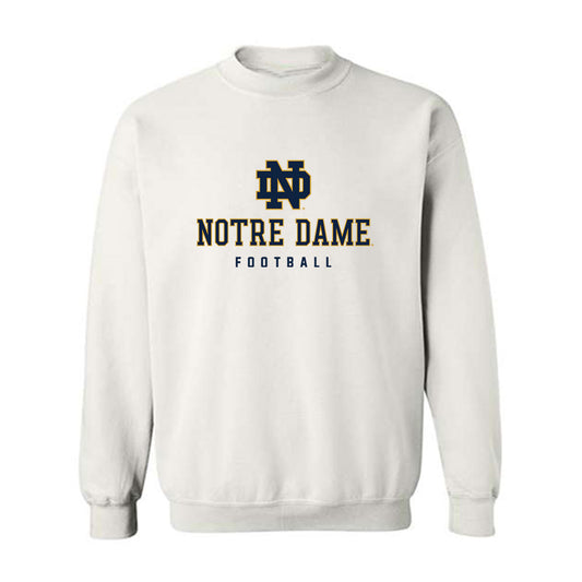 Notre Dame - NCAA Football : Guerby Lambert - Classic Shersey Crewneck Sweatshirt-0