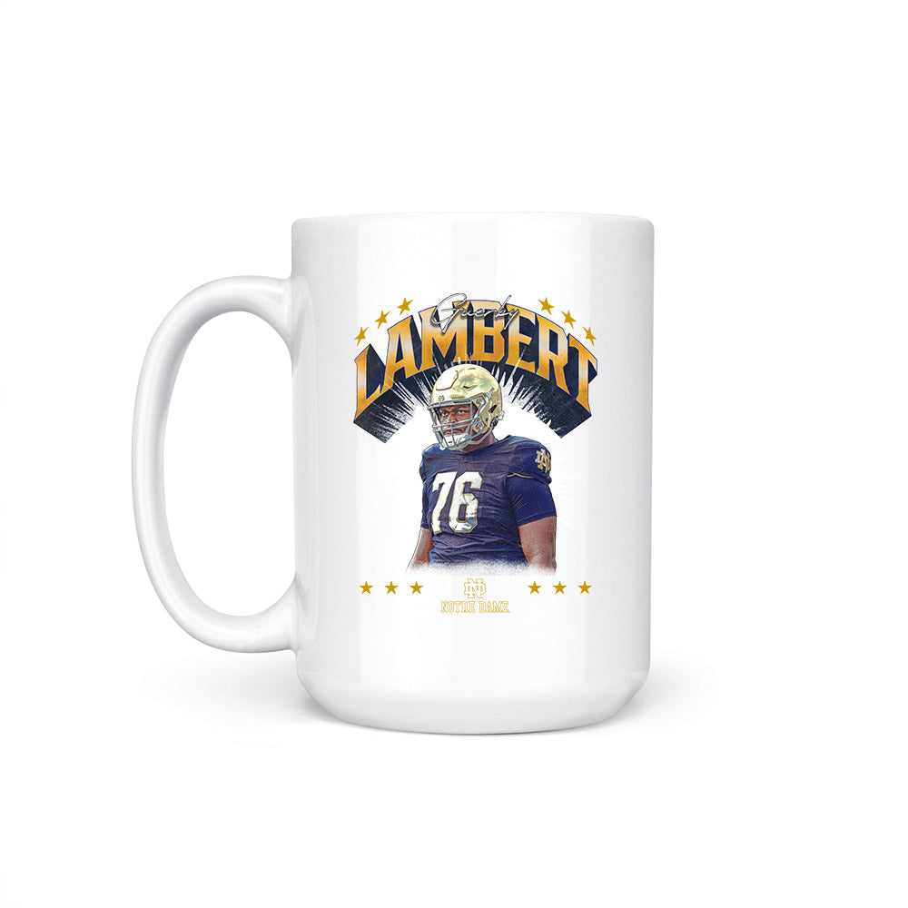 Notre Dame - NCAA Football : Guerby Lambert - Coffee Mug-1