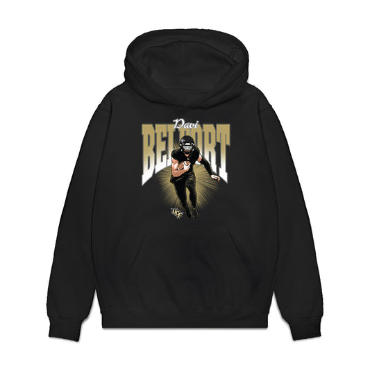 Central Florida - NCAA Football : Davi Belfort - Caricature Premium Hooded Sweatshirt-0