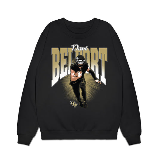 Central Florida - NCAA Football : Davi Belfort - Caricature Premium Crewneck Sweatshirt-0