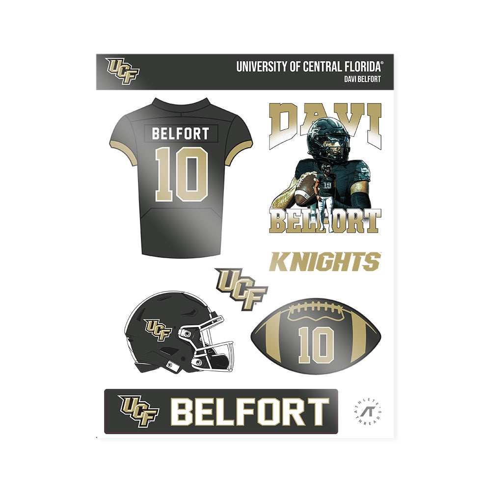 Central Florida - NCAA Football : Davi Belfort - Sticker Sheet-0