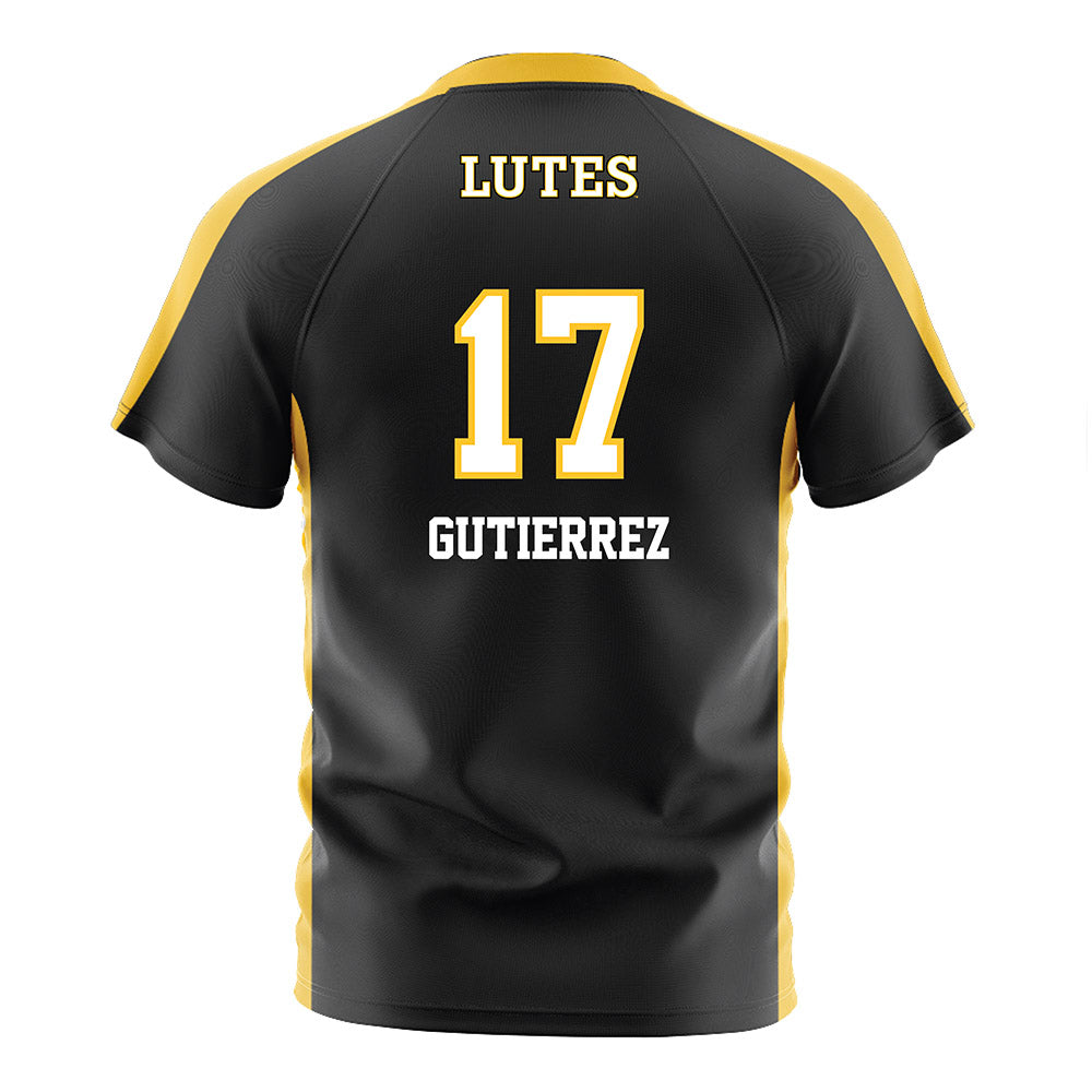 PLU - NCAA Women's Soccer : Kiana Gutierrez - Black Soccer Jersey-1
