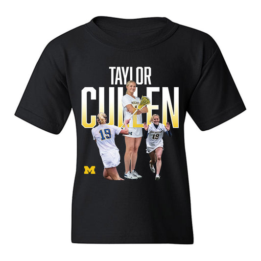 Michigan - NCAA Women's Lacrosse : Taylor Cullen - Youth T-Shirt-0