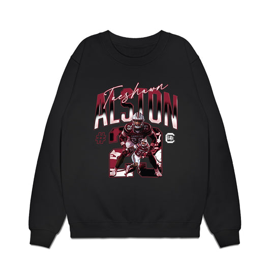 South Carolina - NCAA Football : Taeshawn Alston - Collage Premium Crewneck Sweatshirt-0