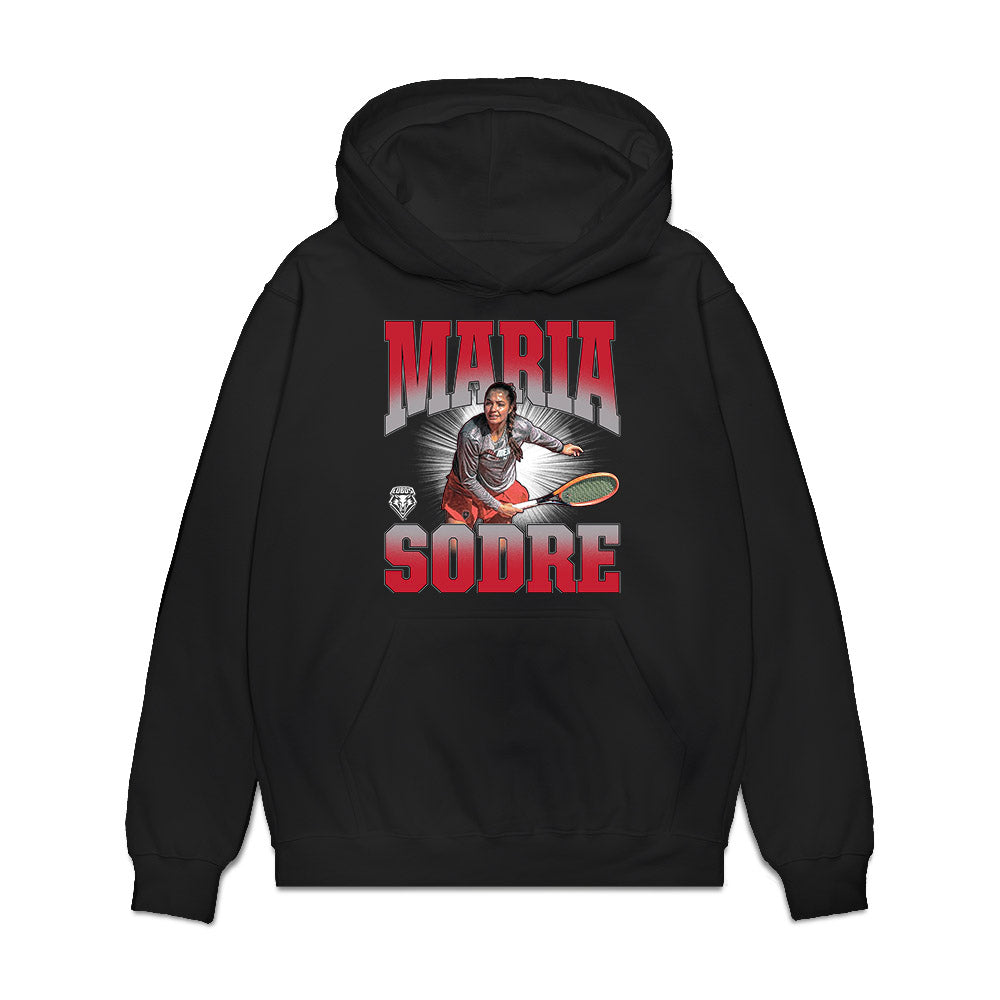 New Mexico - NCAA Women's Tennis : Maria Sodre - Premium Hooded Sweatshirt-0