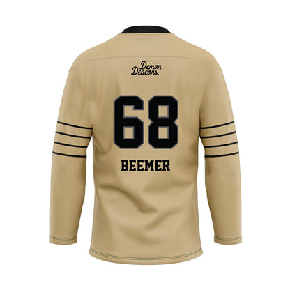 Wake Forest - NCAA Football : Luke Beemer - Hockey Jersey-1