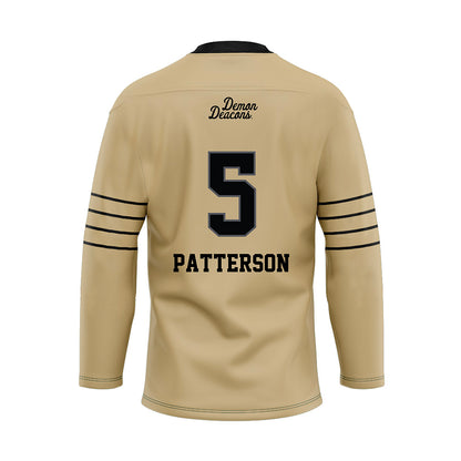 Wake Forest - NCAA Football : Davaughn Patterson - Hockey Jersey-1