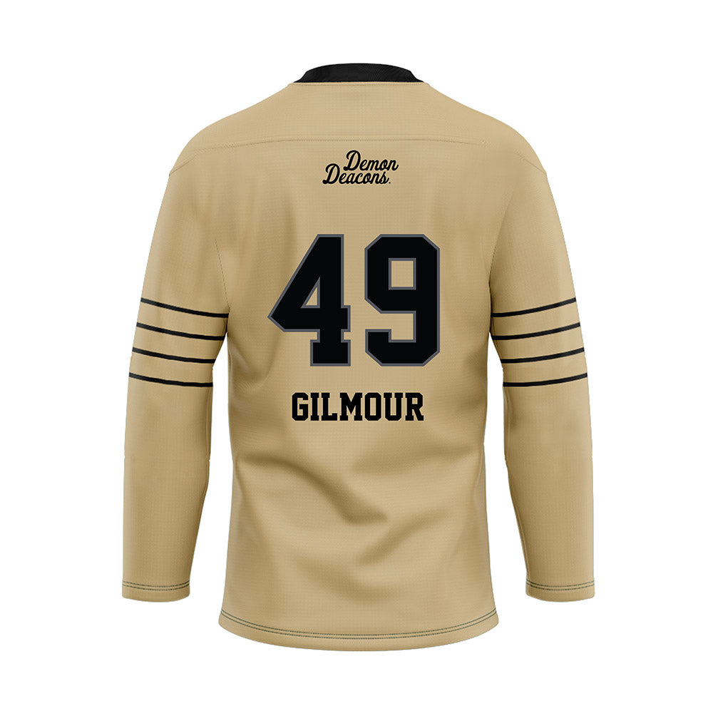 Wake Forest - NCAA Football : Eli Gilmour - Hockey Jersey-1