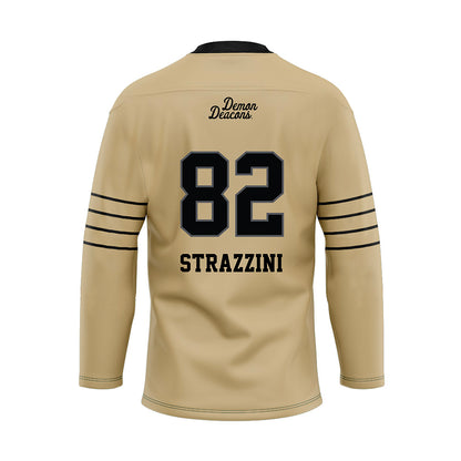 Wake Forest - NCAA Football : Luca Strazzini - Hockey Jersey-1