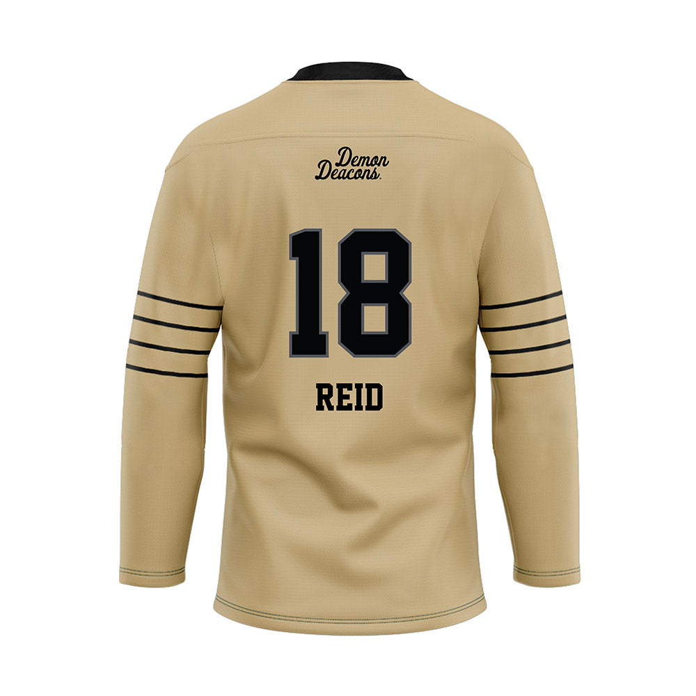 Wake Forest - NCAA Football : Elijah Reid - Hockey Jersey-1