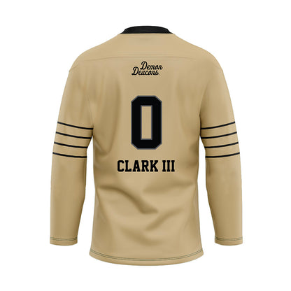 Wake Forest - NCAA Football : Ty Clark III - Hockey Jersey-1