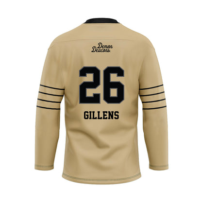 Wake Forest - NCAA Football : Fredrick Gillens - Hockey Jersey-1