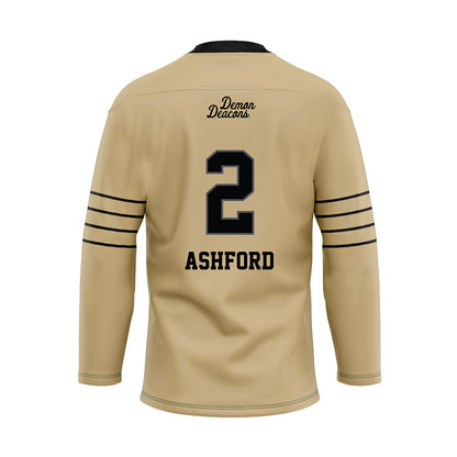 Wake Forest - NCAA Football : Robby Ashford - Hockey Jersey-1