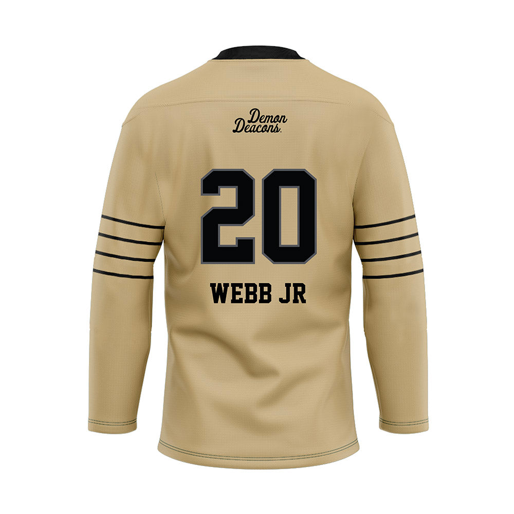 Wake Forest - NCAA Football : Lardarius Webb Jr - Hockey Jersey-1