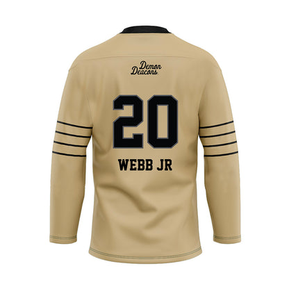 Wake Forest - NCAA Football : Lardarius Webb Jr - Hockey Jersey-1