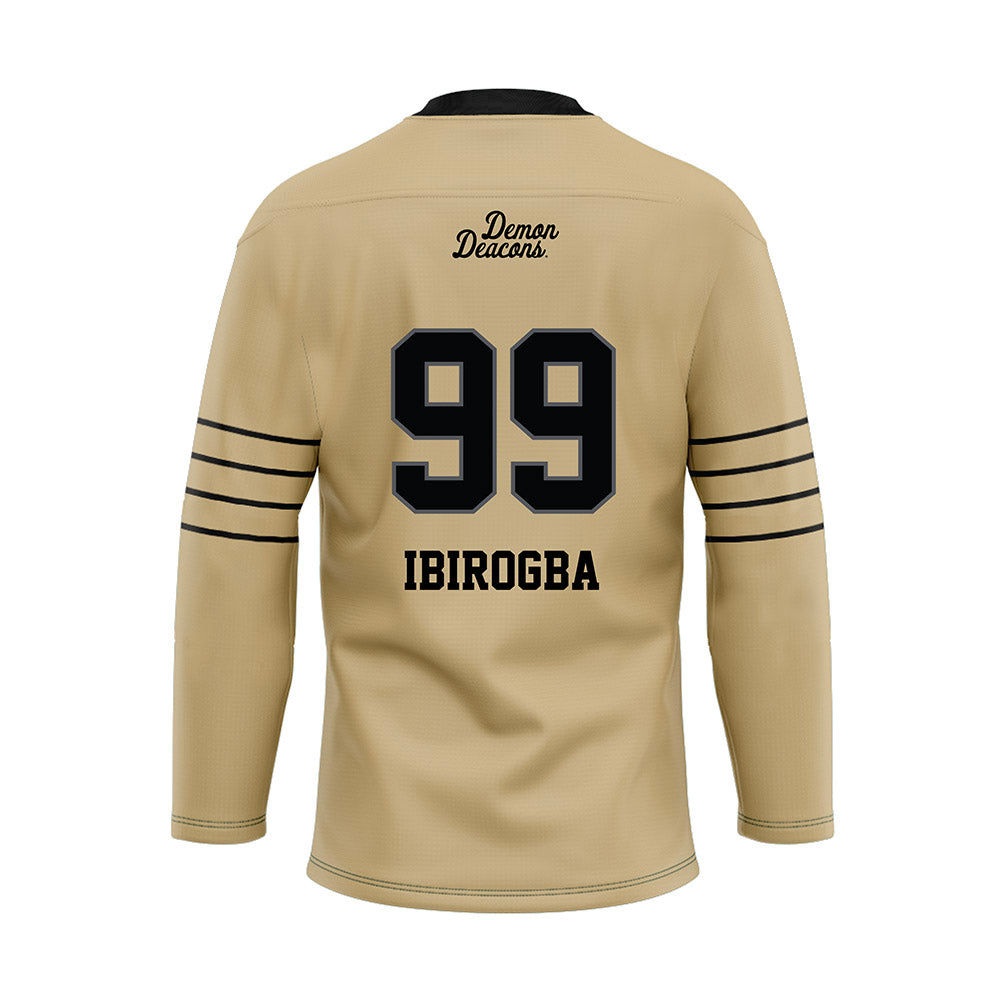 Wake Forest - NCAA Football : Mateen Ibirogba - Hockey Jersey-1