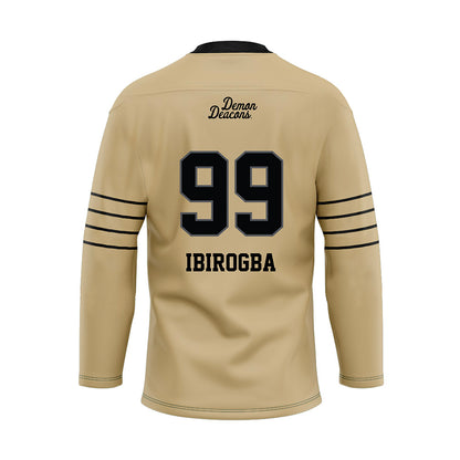 Wake Forest - NCAA Football : Mateen Ibirogba - Hockey Jersey-1