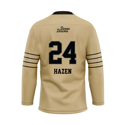 Wake Forest - NCAA Football : Dylan Hazen - Hockey Jersey-1