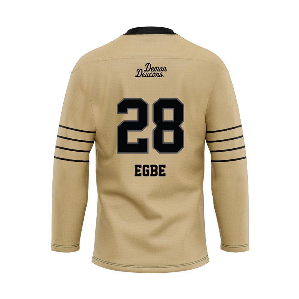 Wake Forest - NCAA Football : David Egbe - Hockey Jersey-1