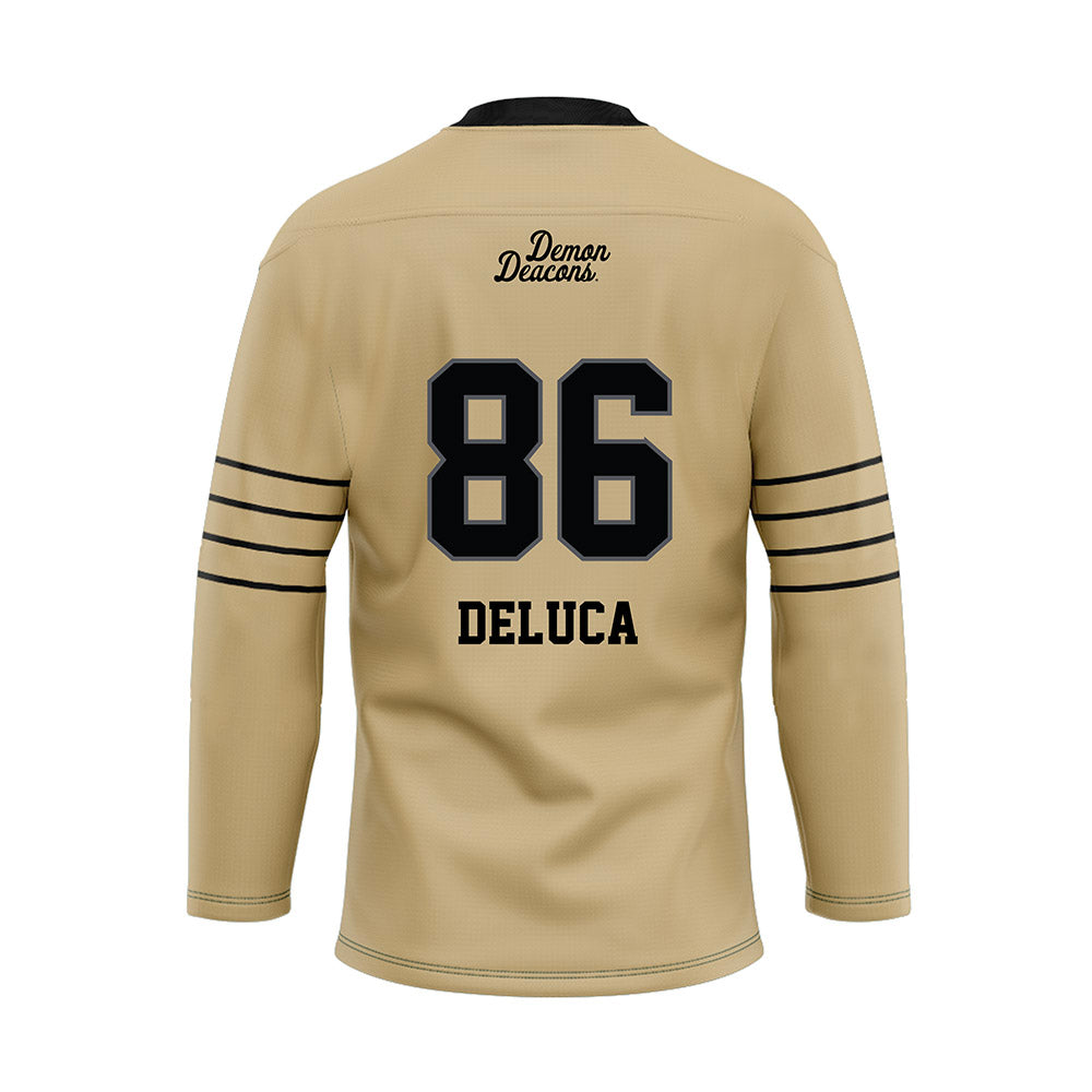 Wake Forest - NCAA Football : Dominic DeLuca - Hockey Jersey-1