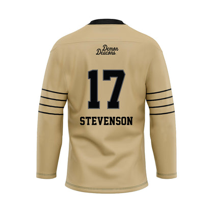 Wake Forest - NCAA Football : Zamari Stevenson - Hockey Jersey-1