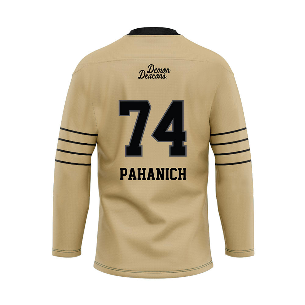 Wake Forest - NCAA Football : Nathan Pahanich - Hockey Jersey-1