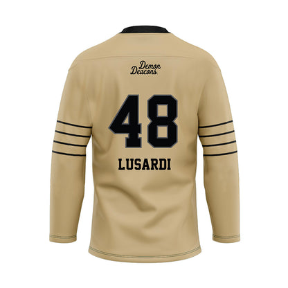 Wake Forest - NCAA Football : Matthew Lusardi - Hockey Jersey-1