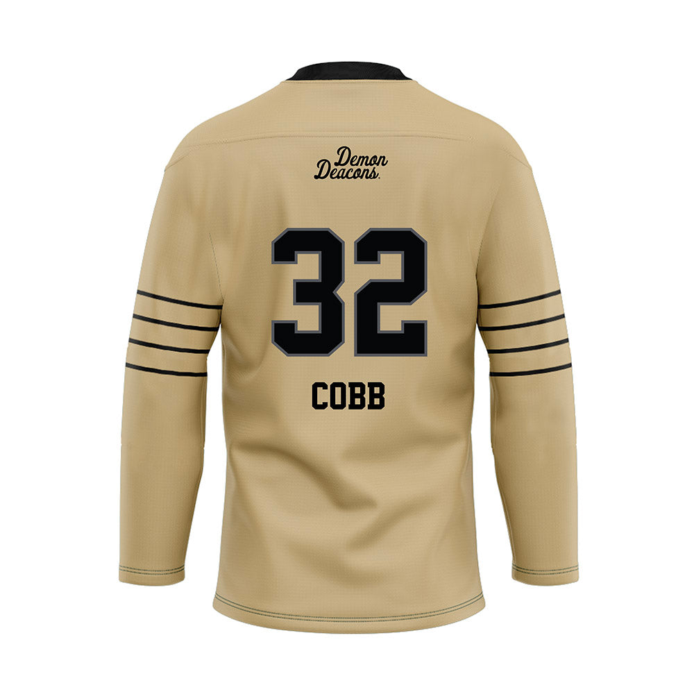 Wake Forest - NCAA Football : Will Cobb - Hockey Jersey-1