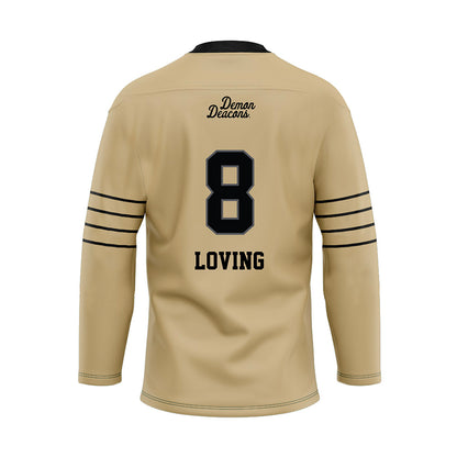 Wake Forest - NCAA Football : Jayden Loving - Hockey Jersey-1