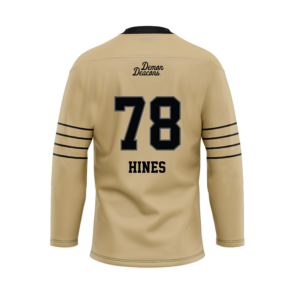 Wake Forest - NCAA Football : Jack Hines - Hockey Jersey-1