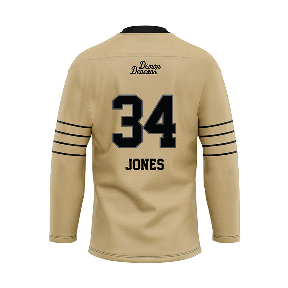 Wake Forest - NCAA Football : Darius Jones - Hockey Jersey-1