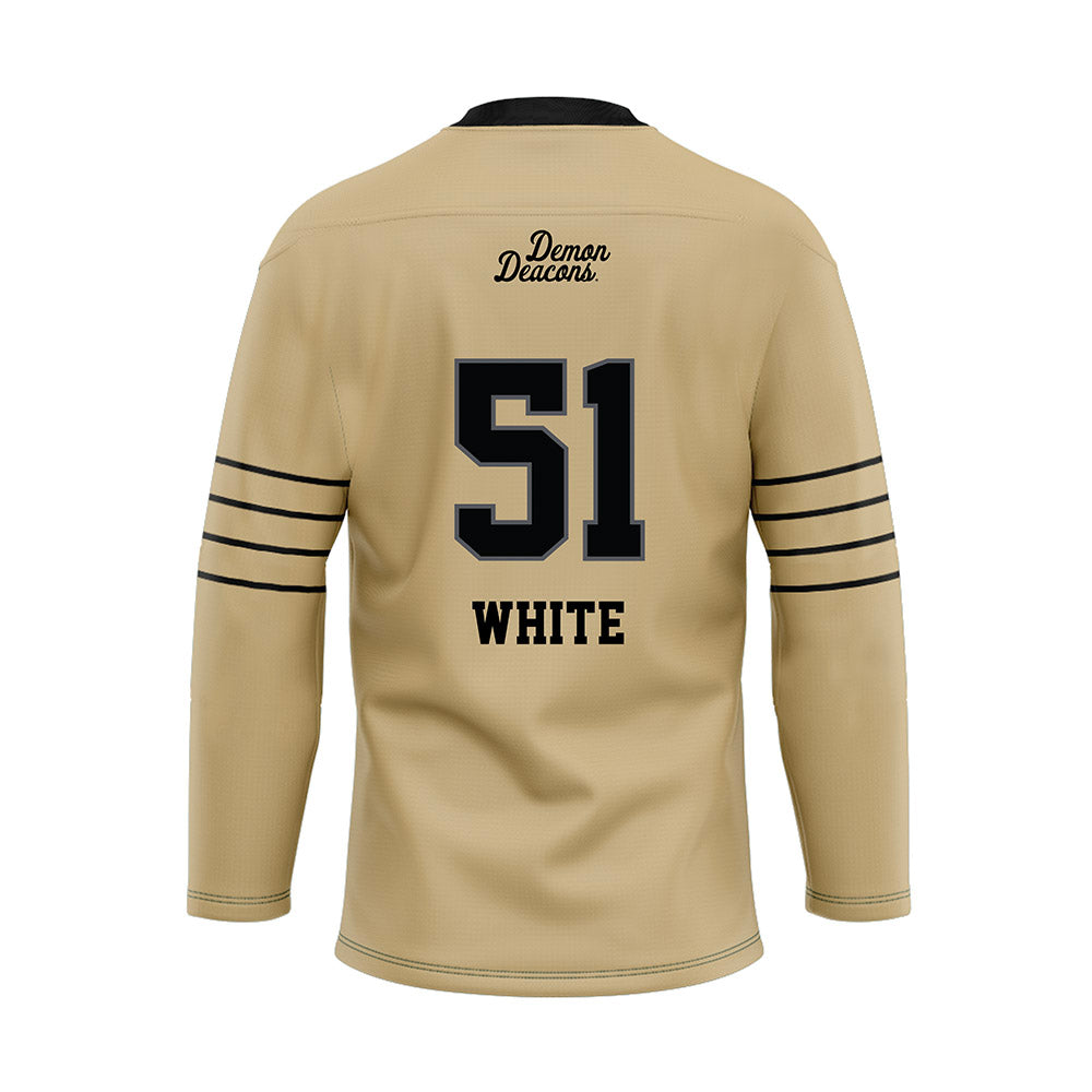 Wake Forest - NCAA Football : Luke White - Hockey Jersey-1