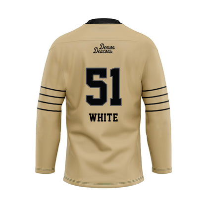 Wake Forest - NCAA Football : Luke White - Hockey Jersey-1