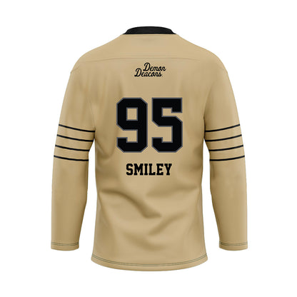 Wake Forest - NCAA Football : Brandon Smiley - Hockey Jersey-1