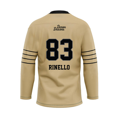 Wake Forest - NCAA Football : Austin Rinello - Hockey Jersey-1