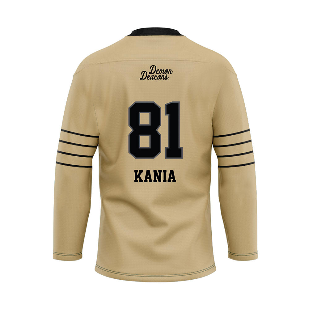 Wake Forest - NCAA Football : Bryce Kania - Hockey Jersey-1