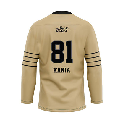 Wake Forest - NCAA Football : Bryce Kania - Hockey Jersey-1