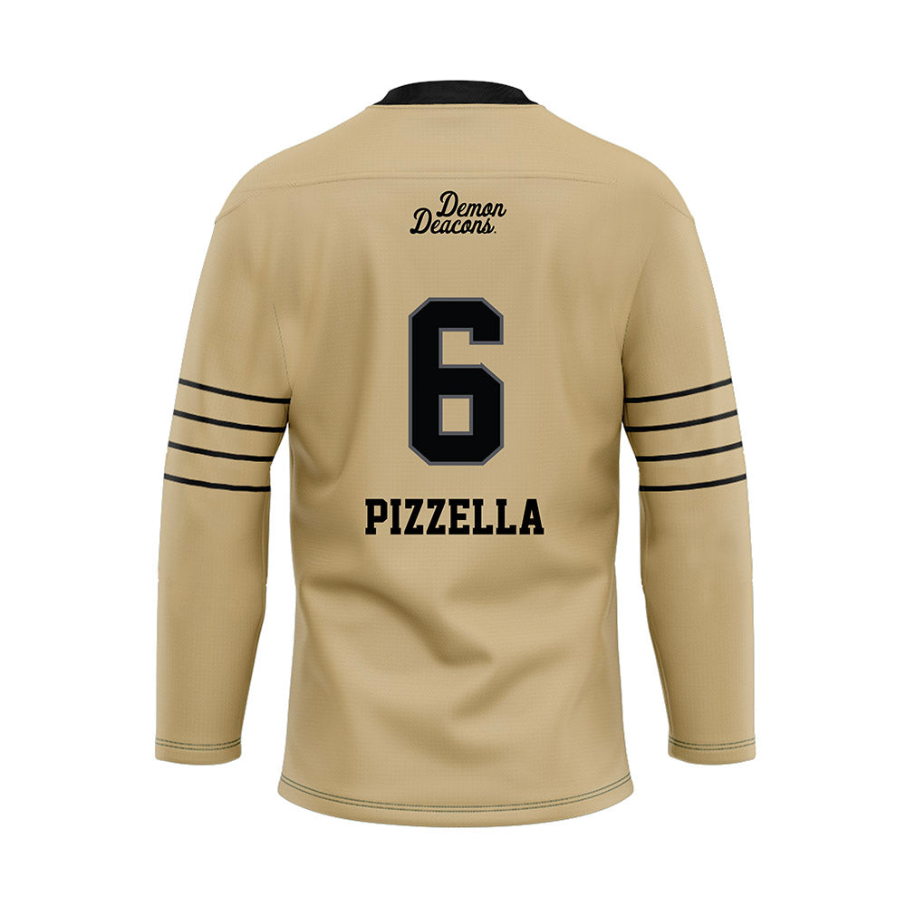 Wake Forest - NCAA Football : Steele Pizzella - Hockey Jersey-1
