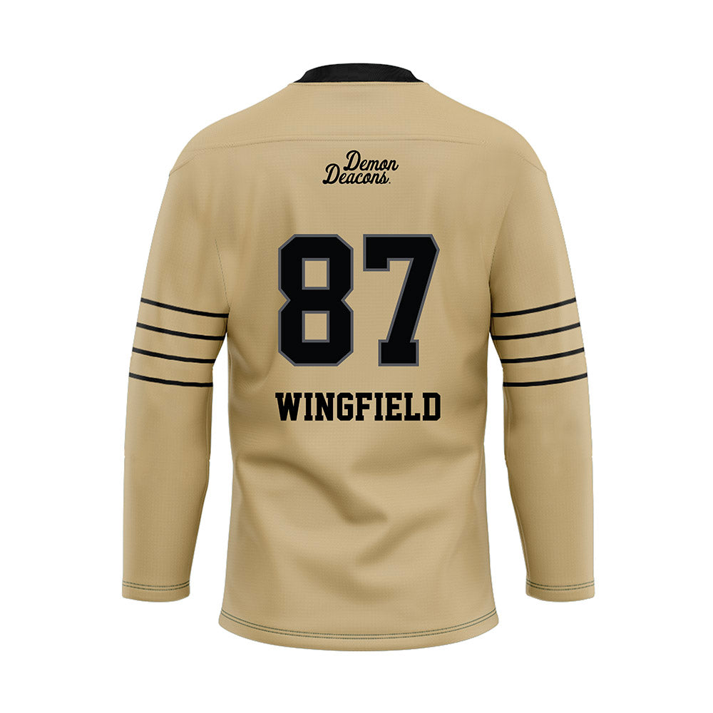 Wake Forest - NCAA Football : Charlie Wingfield - Hockey Jersey-1