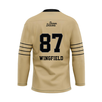 Wake Forest - NCAA Football : Charlie Wingfield - Hockey Jersey-1