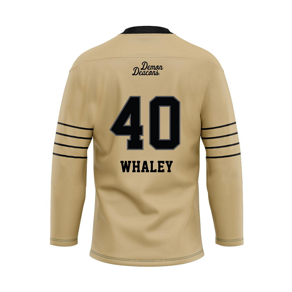 Wake Forest - NCAA Football : Whittman Whaley - Hockey Jersey-1