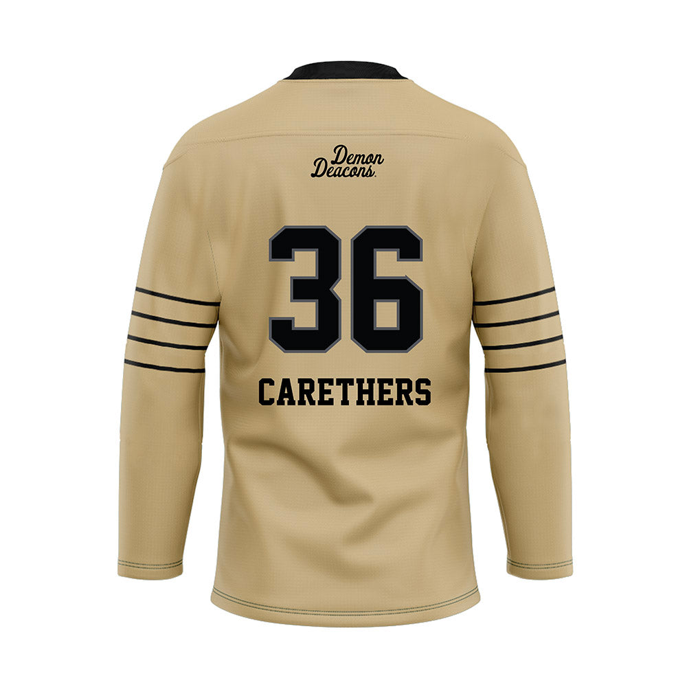 Wake Forest - NCAA Football : Seth Carethers - Hockey Jersey-1