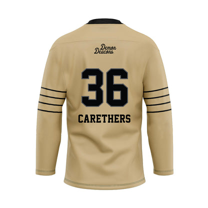 Wake Forest - NCAA Football : Seth Carethers - Hockey Jersey-1