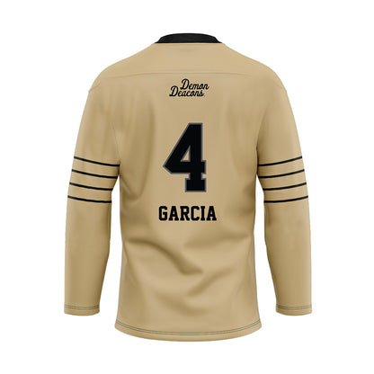 Wake Forest - NCAA Football : Sascha Garcia - Hockey Jersey-1