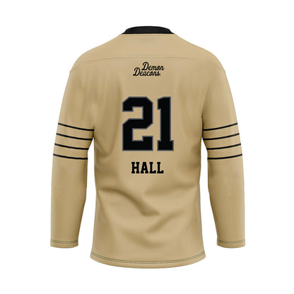 Wake Forest - NCAA Football : Aiden Hall - Hockey Jersey-1