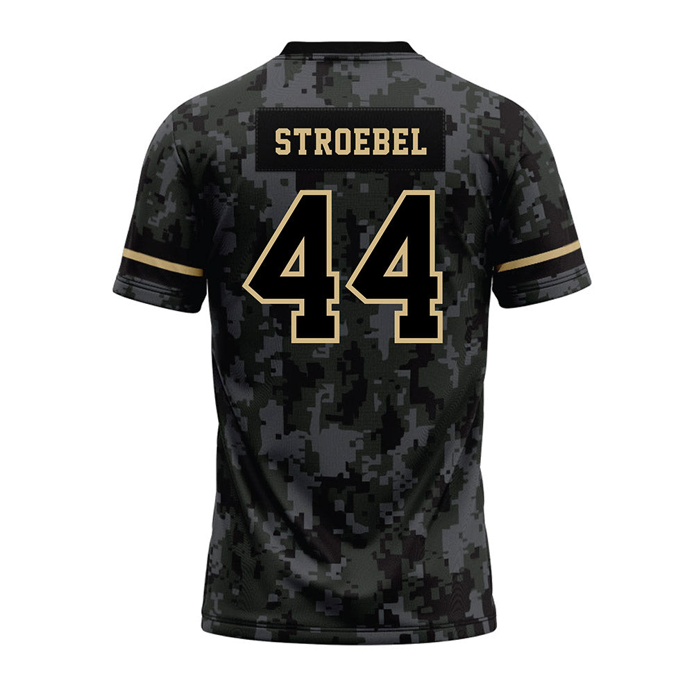 Wake Forest - NCAA Football : Wesley Stroebel - Camo Premium Football Jersey-1