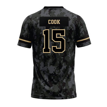 Wake Forest - NCAA Football : Devin Cook - Camo Premium Football Jersey-1