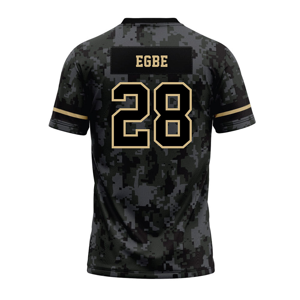 Wake Forest - NCAA Football : David Egbe - Camo Premium Football Jersey-1