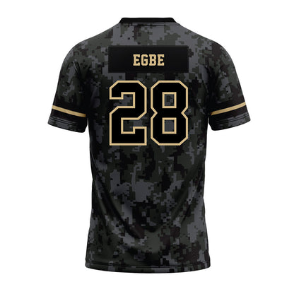 Wake Forest - NCAA Football : David Egbe - Camo Premium Football Jersey-1