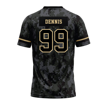 Wake Forest - NCAA Football : Matthew Dennis - Camo Premium Football Jersey-1